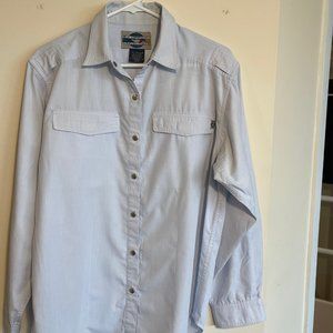 ExOfficio Long Sleeve Women's Light Blue Shirt -10/12